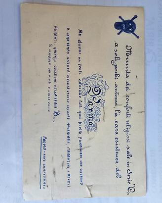 Cartolina Gogliardica Parma Taranto 1958