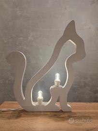 gatto luminaria