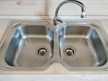 lavandino cucina due vasche