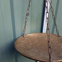 Stadera bilancia antica con piatto 