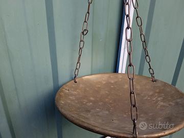 Stadera bilancia antica con piatto 