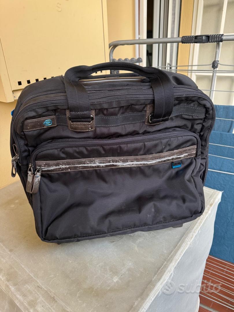 Pilotina Valigia Piquadro Pelle Pilotina Trolley Trolley Cabina