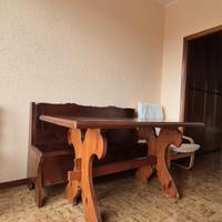 tavolo e panca in legno massello 