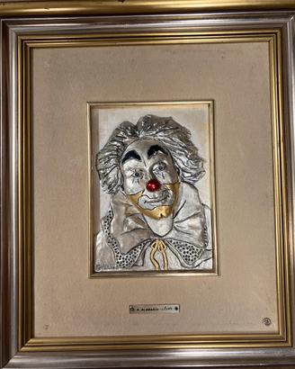 Quadro argento Aurelio Alabardi
