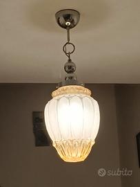 Lampadario vintage stile Murano modernista anni 70