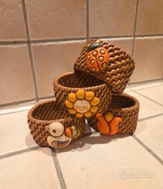 set 4 portatovaglioli Thun