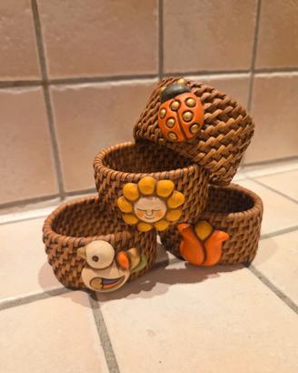 set 4 portatovaglioli Thun