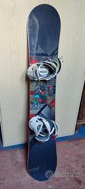 Snowboard BURTON + Attacchi RIDE in Alluminio