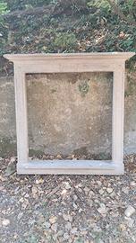 Cornice per camino in graniglia