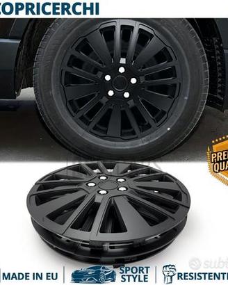 Copricerchi Auto 13 Pollici Coppette Sportive Nere