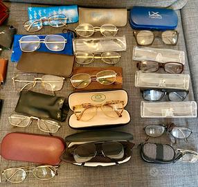 OCCHIALI VINTAGE anni 60-70-80 (in blocco)