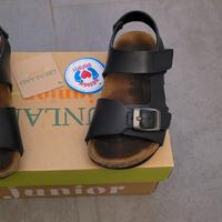 Sandali bambino vero cuoio Grunland