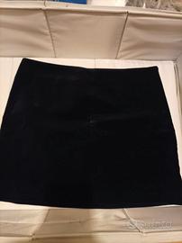 minigonna velluto zara
