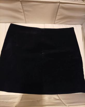 minigonna velluto zara