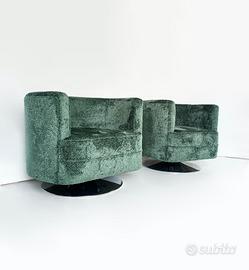 Coppia di poltrone girevoli - Anni 90