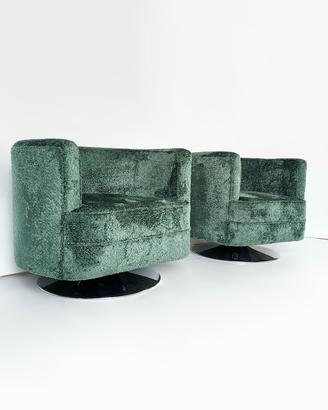 Coppia di poltrone girevoli - Anni 90