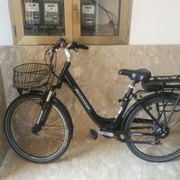 Bicicletta elettrica e lucchetto Kryptonyte 
