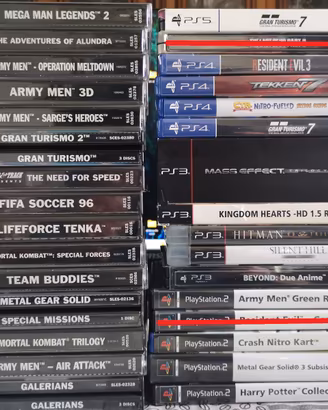 giochi playstation ps1 ps2 ps3 ps4 ps5