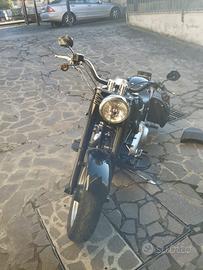 Moto Harley Davidson Softail fat boy