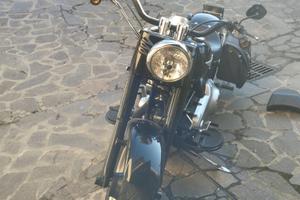 Moto Harley Davidson Softail fat boy