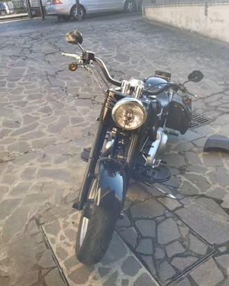 Moto Harley Davidson Softail fat boy