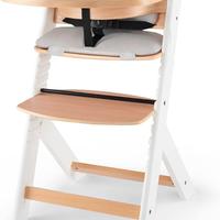 Seggiolone Kinderkraft Enock Legno con Cuscino Bia