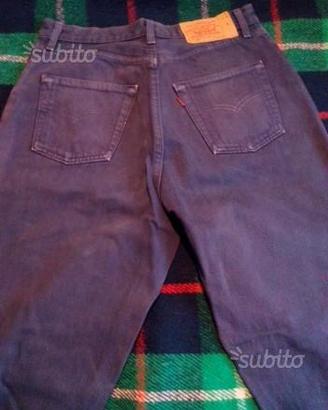 Jeans Levi's unisex tg 44 vita alta