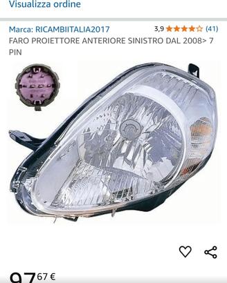 fanale anteriore punto 