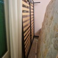 rete e materasso con Topper 