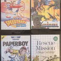 SEGA Master System – Lotto 4 giochi originali CIB 