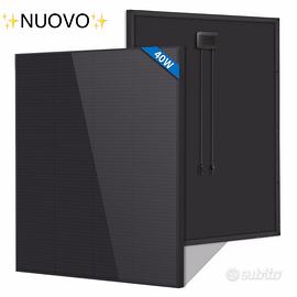 Pannello Solare Monocristallino da 40W NUOVO