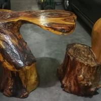 Tavolo e sedia legno di quercia