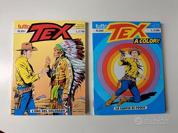 Tex  Tuttotex lotto di 90 albi dal 201 al 300.