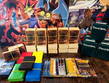 Lotto Yu-Gi-Oh! 1600+ carte originali + accessori