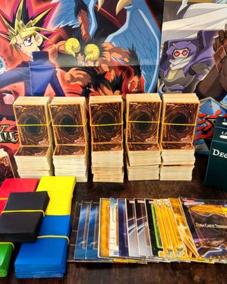 Lotto Yu-Gi-Oh! 1600+ carte originali + accessori