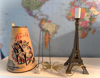 Lampada da tavolo abat-jour souvenir de Paris