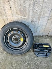 Ruota di scorta nuova Ford Fiesta 14 con crick