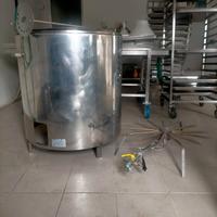 Paiolo inox con bruciatore a gas /fornacetta 