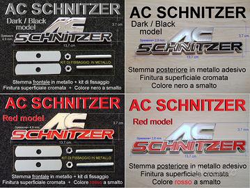AC SCHNITZER STEMMA metallo ANTERIORE POSTERIORE