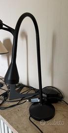 Lampada Scrivania Flessibile Nera