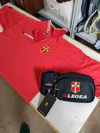 Polo F.c. Messina Calcio (tg. XL) +marsupio
