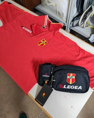 Polo F.c. Messina Calcio (tg. XL) +marsupio