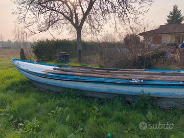 Barca Topa in Legno 7,5m per restauro