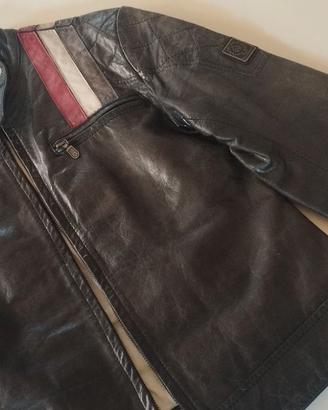 Giacca pelle moto belstaff