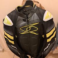 Giubbotto Moto In Pelle Racing Spyke ESTORIL EVO