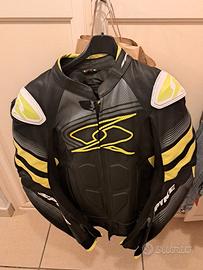 Giubbotto Moto In Pelle Racing Spyke ESTORIL EVO