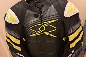 Giubbotto Moto In Pelle Racing Spyke ESTORIL EVO