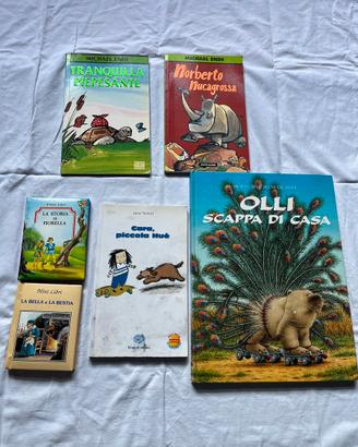Lotto di 6 libri per bambini