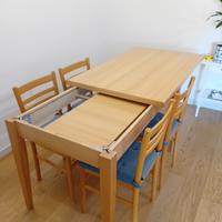Tavolo in legno allungabile
