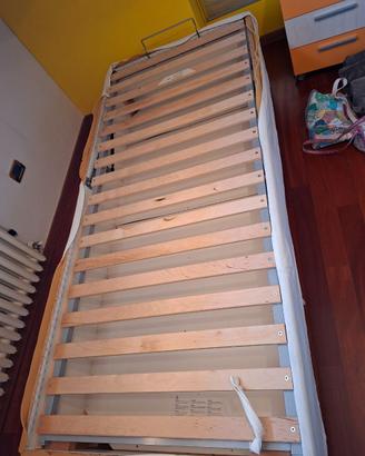 Letto singolo con contenitore ikea